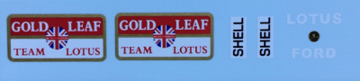 Lotus 49B (Gold Leaf) supplementary decal 1/20 - MSM Creation