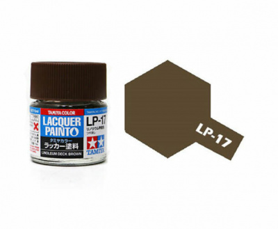LP-17 Linoleum Deck Brown Flat 10ml - Tamiya