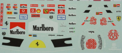 M. Schumacher Ferrari 2003-06 1/20 - MSM Creation