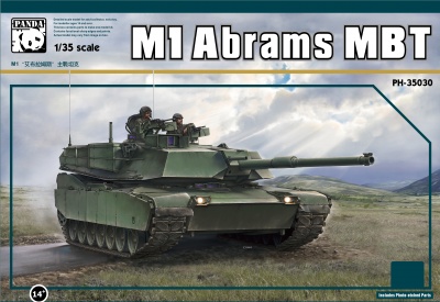 M1 Abrams MBT 1:35 - Panda Hobby