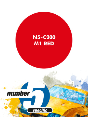 M1 Red Paint for airbrush 30ml - Number Five