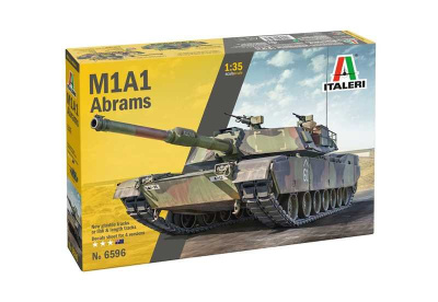 M1A1/A1 Abrams (1:35) Model Kit tank 6596 - Italeri