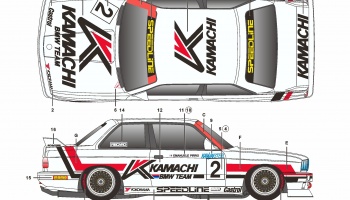 BMW M3 E30 Macau 1989 Kamachi - SKDecals