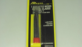 5 Assorted Wood Carving Blades - MAXX
