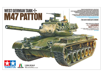 M47 Patton West German tank - Tamiya