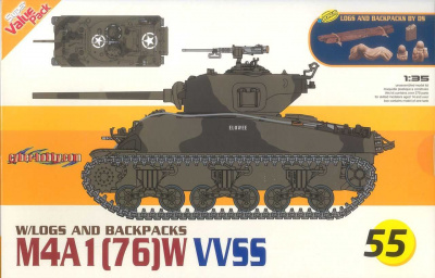 M4A1(76)W VVSS 1:35 Model kit 9155 - Dragon