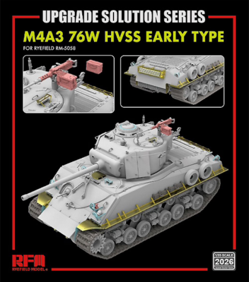 M4A3 76W HVSS Early Type detail set 1/35 - RFM