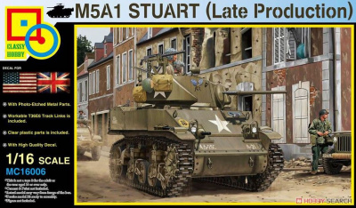 M5A1 Stuart (Late Production) 1:16 - Classy Hobby