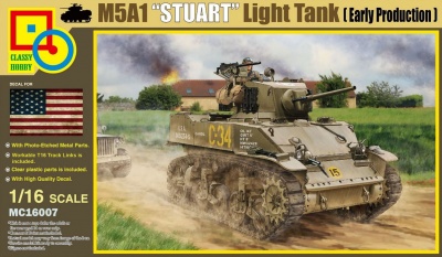 M5A1 "STUART" LIGHT TANK 1:16 - Classy Hobby