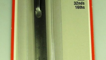 Stainless steel 6" ruler - MAXX