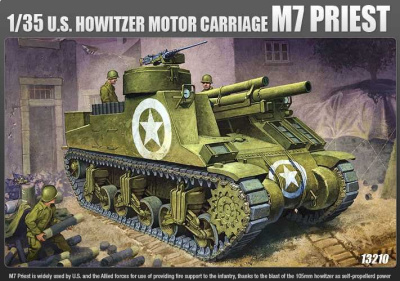 M7 PRIEST Model Kit military 13210 - (1:35) - Academy