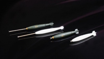 SLEVA  20% DISCOUNT - "SUPER DETAIL WEAPON" MK.81 250LB GENERAL PURPOSE BOMB 4SET 1/48 - KA-Models