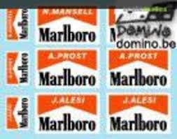 Marlboro for early 90's Ferrari F1 (N.Mansell, A.Prost, J.Alesi) 1/20 - MSM Creation
