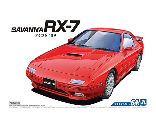 TAMIYA 24060 Savanna Mazda RX-7 GT Limited 1:24 Car Model Kit 