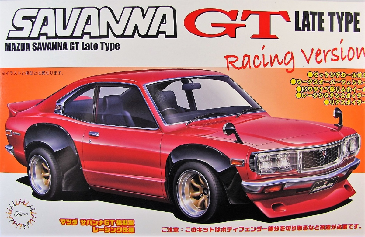 Mazda Savanna RX-3 Racing Verzion - Fujimi | Car-model-kit.com