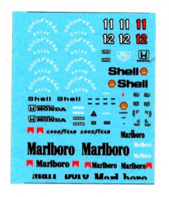 Mclaren MP4/4 Decal 1/43 - MSM Creation