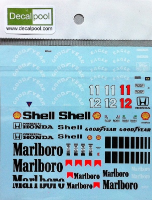 McLaren MP4/4 Marlboro 88 - Decalpool