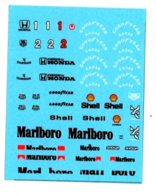 Mclaren MP4/6 Decal 1/43 - MSM Creation