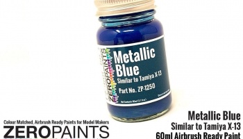 Metallic Blue - Similar to Tamiya X13 - 60ml - Zero Paints