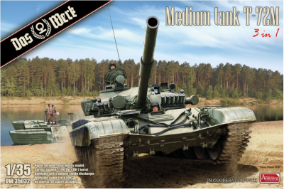 Medium tank T-72M 3 in 1 1/35 - Das Werk