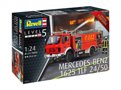 Mercedes-Benz 1625 TLF 24/50 (1:24) Plastic Model Kit truck 07516 - Revell