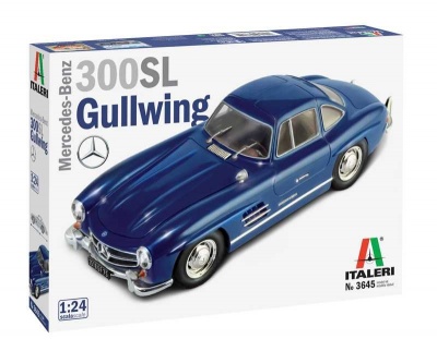 Mercedes Benz 300 SL Gullwing (1:24) Model Kit 3645 - Italeri