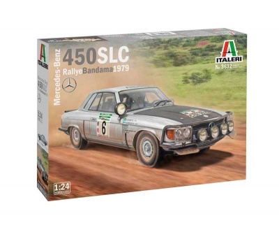 Mercedes-Benz 450SLC Rallye Bandama 1979 (1:24) Model Kit auto - Italeri