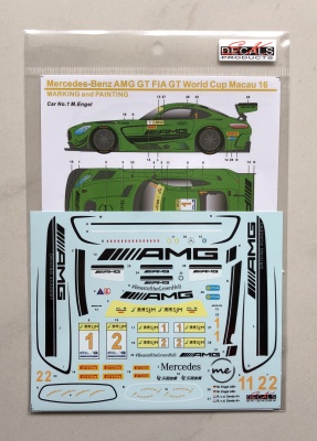 Mercedes Benz AMG GT FIA GT Macau - SKDecals