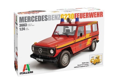 Mercedes G230 Feuewehr (1:24) - Model Kit auto 3663 - Italeri