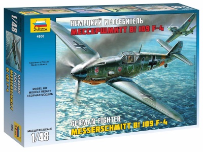 Messerschmitt Bf-109 F4 (1:48) - Zvezda