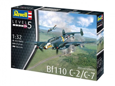 Messerschmitt Bf110 C-2/C-7 (1:32) Plastic ModelKit 04961 - Revell