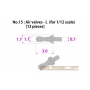 Metal rivet series No.15 Air valves-Large - Model Factory Hiro