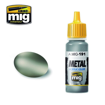 METALLIC Steel Metal Acrylics  (17 ml) – AMMO Mig