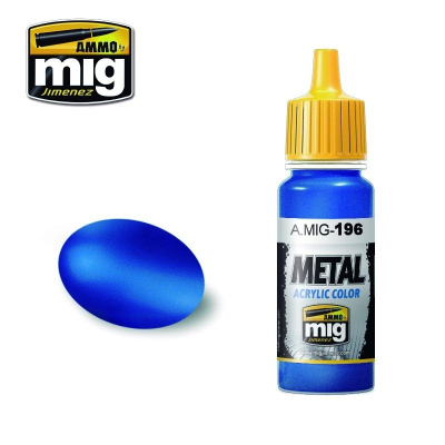 METALLIC Warhead Metallic Blue Metal Acrylics  (17 ml) – AMMO Mig