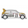 MG Metro 6r4 Pikes Peak Climb Hill 19871:24 - Decalcas