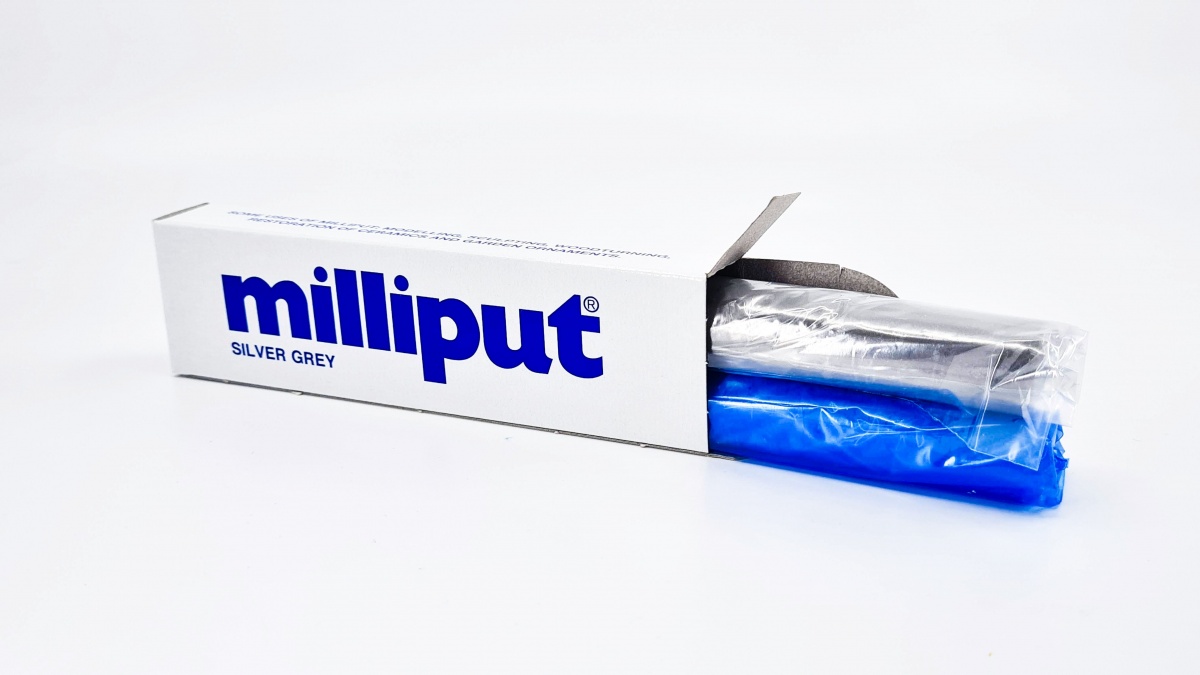 Milliput Silver Grey Two Part Epoxy Putty - Milliput