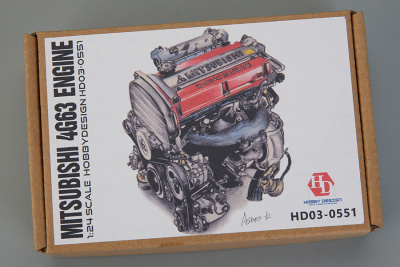 Mitsubishi 4G63 Engine Detail Set 1/24 - Hobby Design