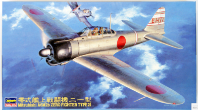 MITSUBISHI A6M2b ZERO TYPE 21 (ZEKE) 1/48 - Hasegawa