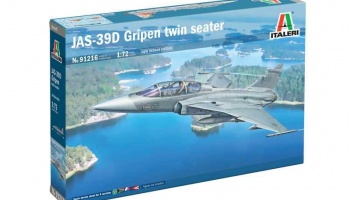 Mode Kit letadlo 91216 - JAS-39 Twin Seater (1:72) - Italeri