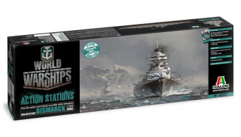 Model Kit World of Warships 46501 - GERMAN BATTLESHIP BISMARCK (1:700)