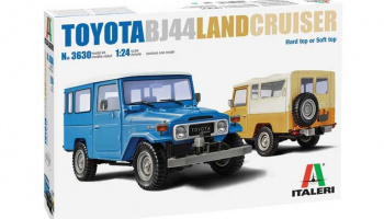 Toyota Land Cruiser BJ-44 Soft/Hard Top (1:24) Model Kit auto 3630 - Italeri
