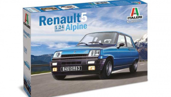 Renault 5 Alpine (1:24) Model Kit 3651 - Italeri