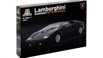 LAMBORGHINI COUNTACH 25th Anniversary (1:24) Model Kit 3684 - Italeri