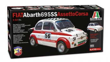 FIAT Abarth 695SS/Assetto Corsa (1:12) Model Kit 4705 - Italeri