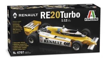 RENAULT RE 20 Turbo (1:12) Model Kit 4707 - Italeri