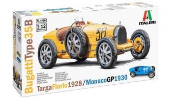Model Kit auto 4716 - Bugatti T35B Targa F./GP Monaco (1:12) - Italeri