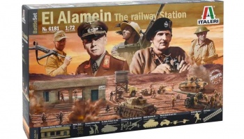 Model Kit diorama 6181 - EL ALAMEIN WAR - BATTLESET (1:72)