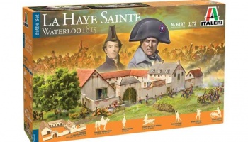 Model Kit diorama 6197 - Waterloo 1815: La Haye Sainte (1:72) - Italeri