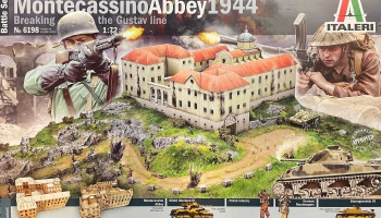 Model Kit diorama - Montecassino 1944: "Gustav" Line Batte (1:72) - Italeri