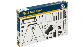 Model Kit doplňky 0419 - FIELD TOOL SHOP (1:35) - Italeri